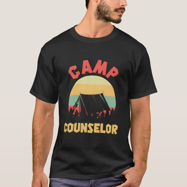 Camiseta Diretor de Conselheiro de Acampamento de Verão Aca (Frente)