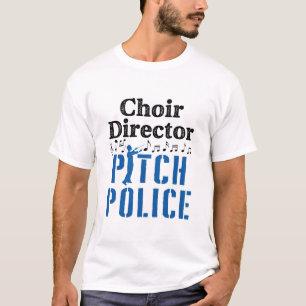 Camiseta Diretor de Coro Polícia de Tom Líder do Coro