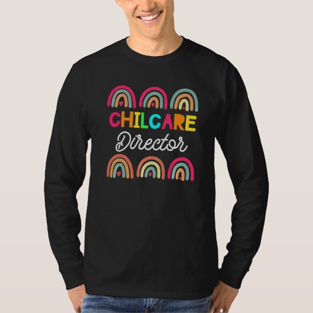 Camiseta Diretor de creche Daycare School Provider Te (Frente)