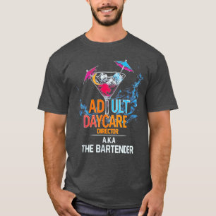 Camiseta Diretor de Creche para Adultos Aka O Barman - desi