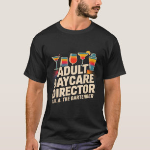 Camiseta Diretor de creche para adultos engraçado, também c