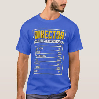 Camiseta Diretor de Filme Fatos Nutricionais Filme