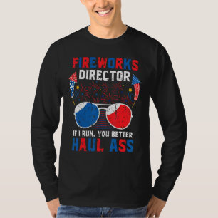 Camiseta Diretor De Fogos De Artifício Em 4 De Julho
