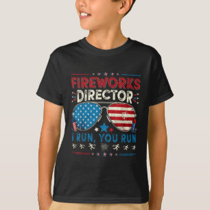 Camiseta Diretor de Fogos de Artifício Eu Corro Você Corre