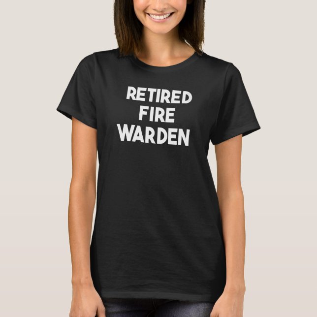 Camiseta Diretor de Incêndio Aposentado (Frente)