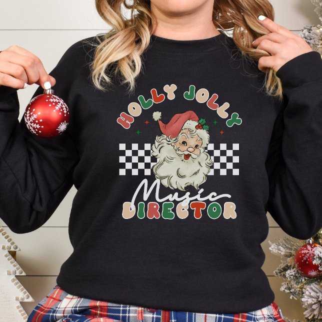 Camiseta Diretor de Música Holly Jolly Christmas (Criador carregado)