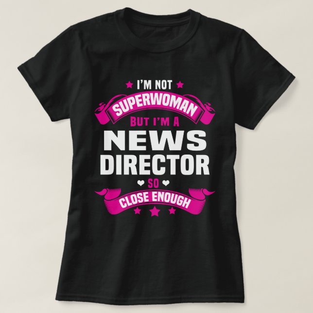 Camiseta Diretor de notícias (Frente do Design)