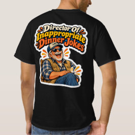 Camiseta Diretor de Piadas Inadequadas para o Jantar