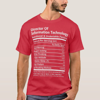Camiseta Diretor De Tecnologia Da Informação Em Nutriti