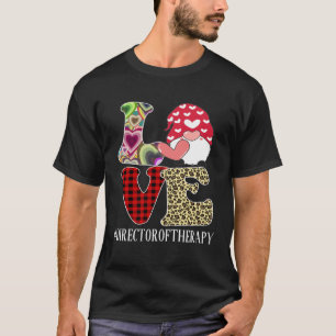 Camiseta Diretor De Terapia Amor Apreciação Leopardo Vale