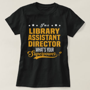 Camiseta Diretor do Assistente de Biblioteca