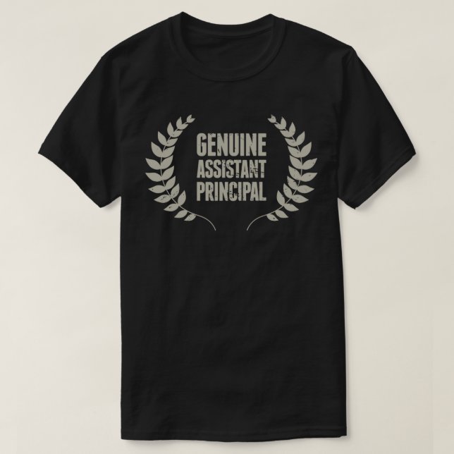 Camiseta Diretor do Assistente de Escola Genuíno (Frente do Design)