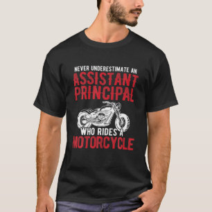 Camiseta Diretor Do Assistente De Rider Que Dirige Uma Moto