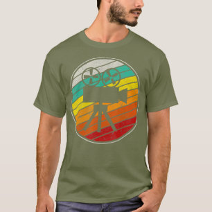 Camiseta Diretor do Editor de Câmeras Vintage do Fabricante