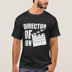 Camiseta Diretor Do Festa De Humor De Quadro De Calços