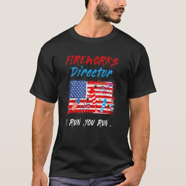 Camiseta Diretor do Fireworks Eu o dirijo 4° 0 (Frente)