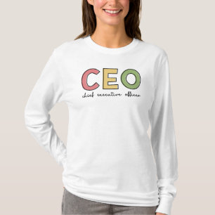 Camiseta Diretor Executivo Chefe Chefe Gift