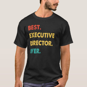 Camiseta Diretor Executivo Retro Melhor Diretor Executivo E