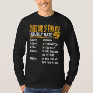 Camiseta Diretor Financeiro de Tarifa Horária