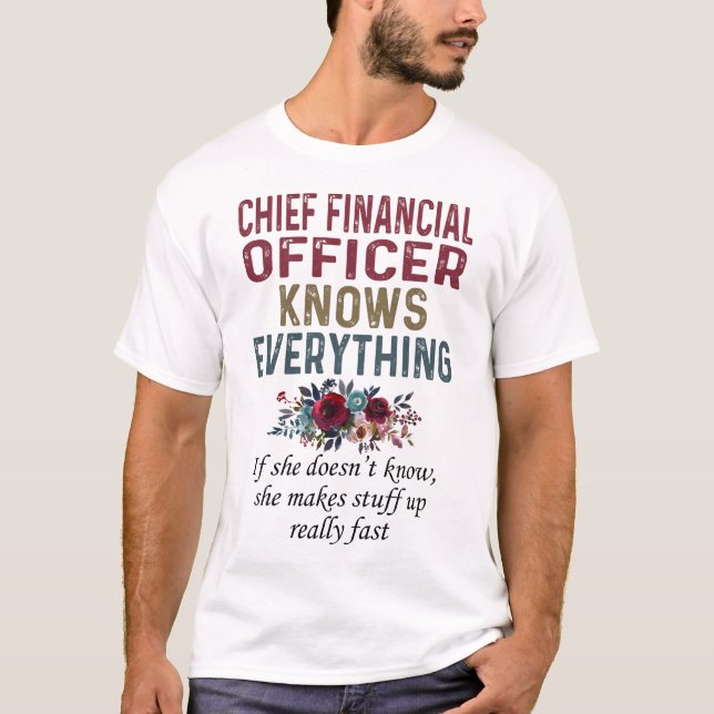 Camiseta Diretor Financeiro sabe tudo (Frente)