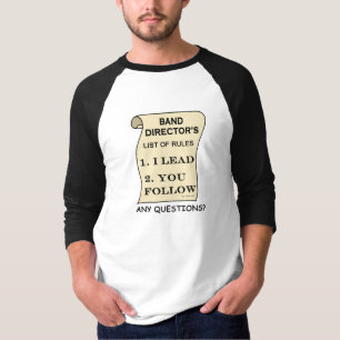 Camiseta Diretor Lista Regra da banda