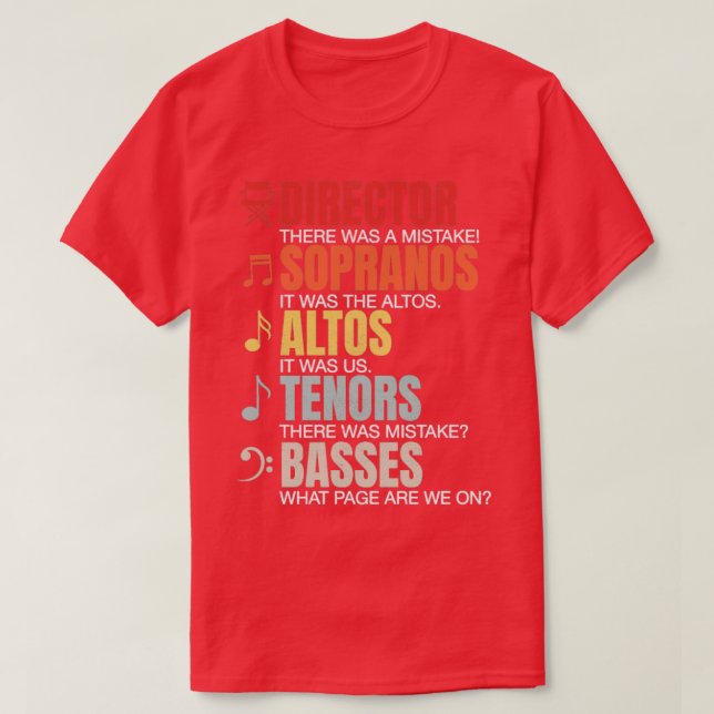 Camiseta Diretor Sopranos Altos Enors Bass Musico (Frente do Design)