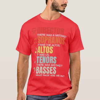 Camiseta Diretor Sopranos Altos Enors Bass Musico