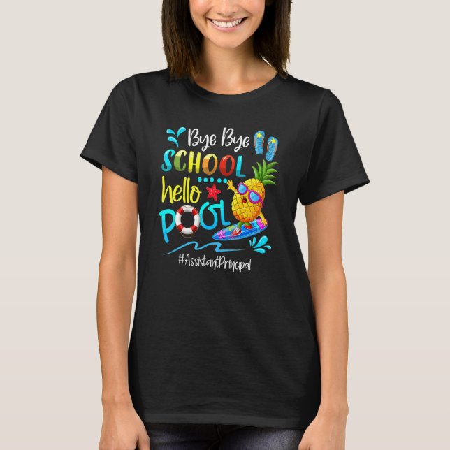 Camiseta Diretora Assistente de Piscina de Alô da Faculdade (Frente)