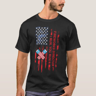Camiseta Diretora De Fogos De Artifício Eu Lhe Lanço Engraç