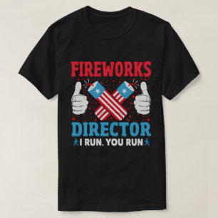 Camiseta Diretora De Fogos De Artifício Eu Lhe Lanço Engraç