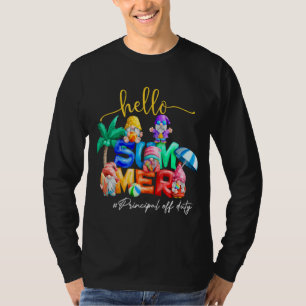 Camiseta Diretora do Serviço Olá Verão do Último Dia da Esc