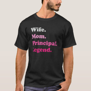 Camiseta Diretora ou Administrador de Escola Mãe Esposa par