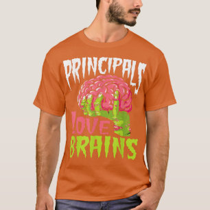 Camiseta Diretores de Escola Adoram Cérebros Zombie Profess