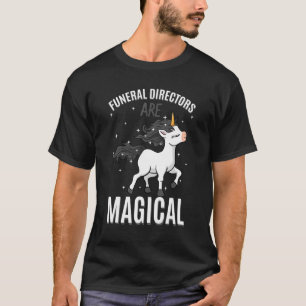 Camiseta Diretores Funerários São Magnéticos Do Unicórnio M