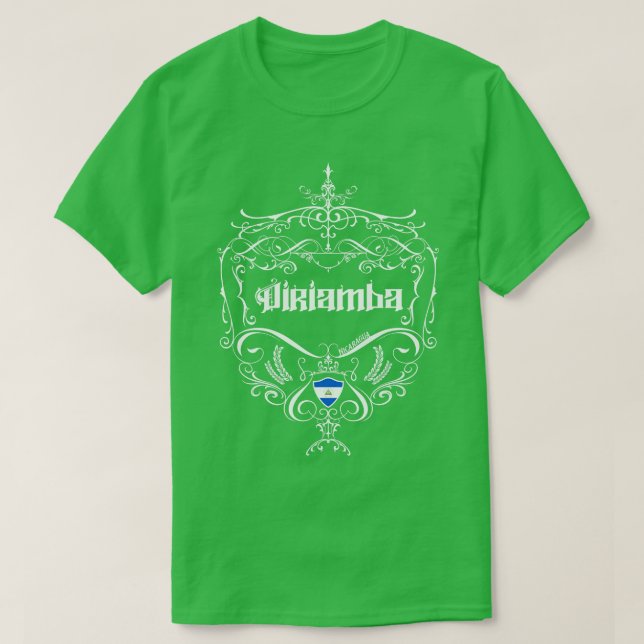 Camiseta Diriamba Vintage design 1 (Frente do Design)