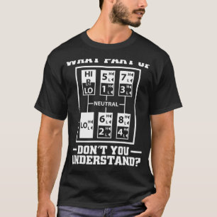 Camiseta Dirigente Engraçado Para Homens Mulheres Manual De