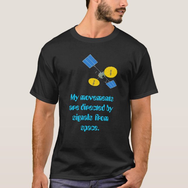 Camiseta Dirigido do espaço (Frente)