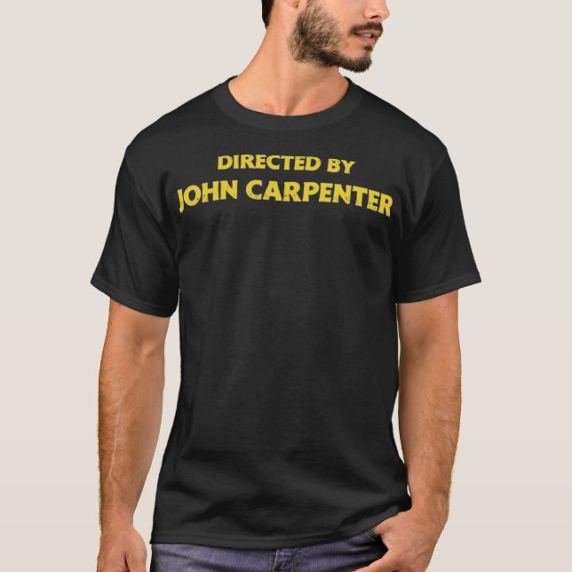 Camiseta Dirigido por John Carpenter (Frente)