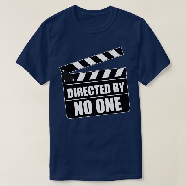 Camiseta Dirigido por ninguém (Frente do Design)