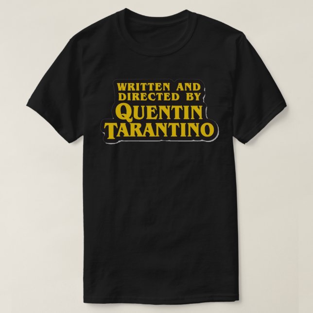 Camiseta Dirigido Por Tarantino Essencial T-Shirt (Frente do Design)