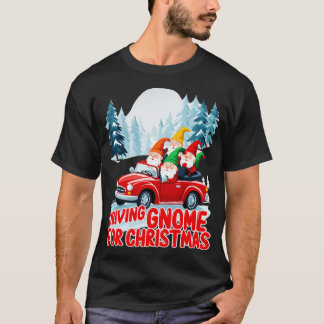 Camiseta Dirigindo Gnomo Para O Natal