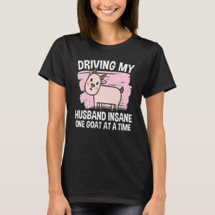 Camiseta Dirigindo Meu Marido Insano Um Capuz De Cada Vez 1