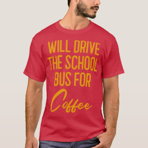 Camiseta Dirigirá O Ônibus Escolar Para O Gi Do Controlador