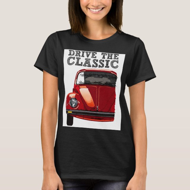 Camiseta dirija o clássico-vw fusca (Frente)