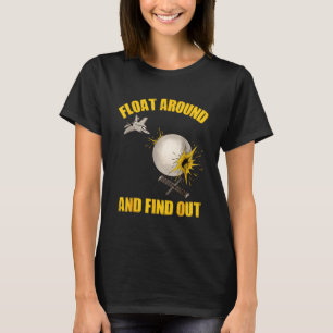 Camiseta Dirija-se e descubra o divertido Balão de Espião C