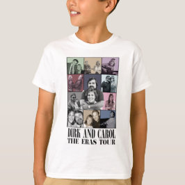 Camiseta Dirk & Carol Eras Celebrando Crianças