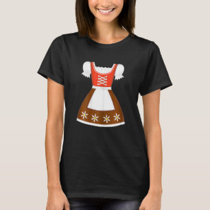 Camiseta Dirndl Oktoberfest Costume Halloween Pretzel 2