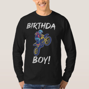 Camiseta Dirt Bike Birthday Boy Dirtbike Motocross Biker Gi