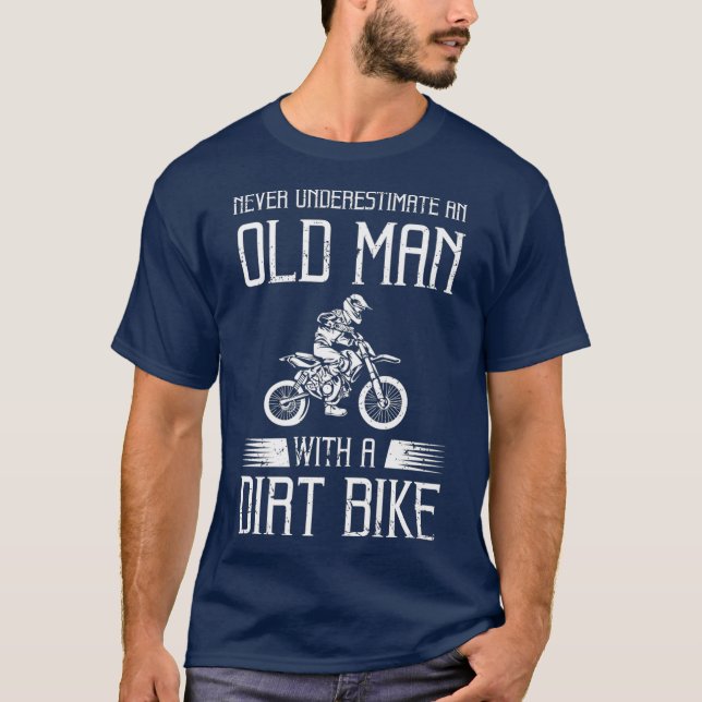 Camiseta Dirt Bike Engraçado Presente Para Motocross Lover  (Frente)