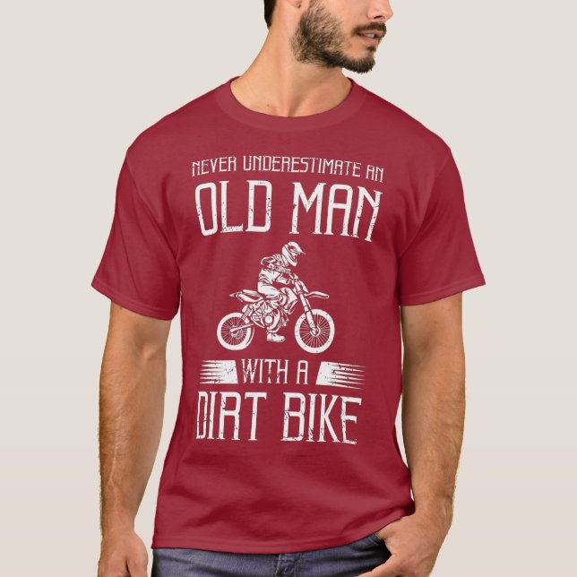 Camiseta Dirt Bike Engraçado Presente Para Motocross Lover  (Frente)
